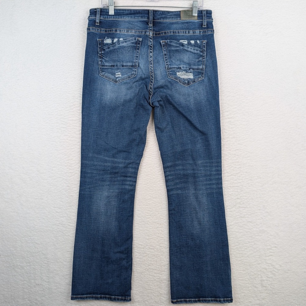 BKE Payton Jeans Womens 30x31.5 Mid Rise Bootcut Denim Medium Wash - Picture 5 of 8